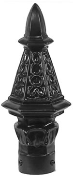 Decorative Iron Parisian Crown Top